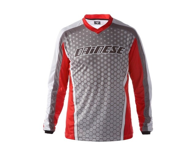 Майка дл.рукав Dainese DH DIRT QUAKE XXL, Черно-бело-красный